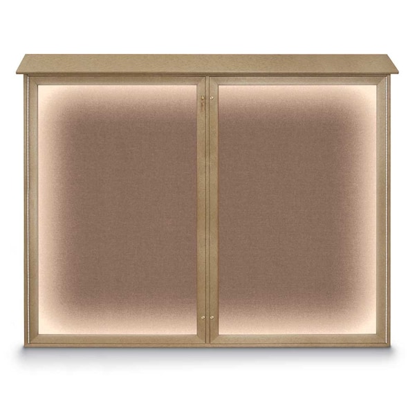 Triple Door Enclosed Indoor Letterboard